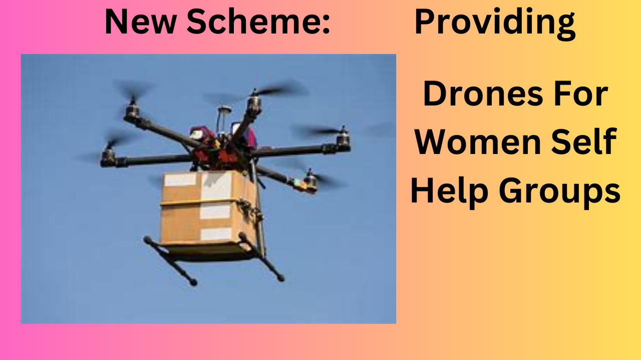 Drones for women self help groups